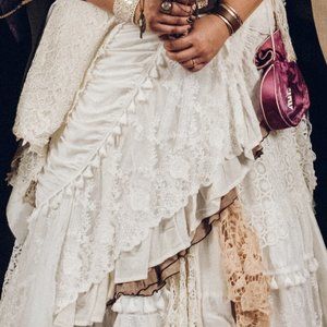 Handmade Steampunk wedding skirt